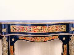 Pair 19th Century French Napoleon III Boulle Marquetry Ebonized Side Cabinets - 3329021