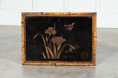 Pair 19thC English Bamboo Laquered Tables - 3139150