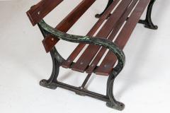 Pair 19thC English Cast Iron Benches - 2095450