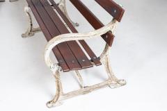 Pair 19thC English Cast Iron Benches - 2095454