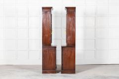 Pair 19thC English Mahogany Glazed Cabinets - 2665218