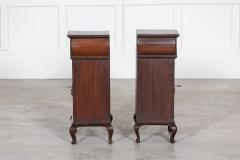 Pair 19thC English Mahogany Glazed Cabinets - 2769010