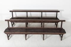 Pair 19thC English Pine Chapel Benches - 2226079