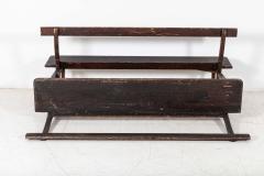 Pair 19thC English Pine Chapel Benches - 2232480