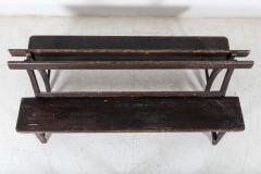 Pair 19thC English Pine Chapel Benches - 2232486