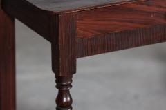 Pair 19thC English Vernacular Faux Rosewood Pine Side Tables - 2701297