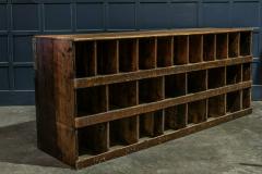 Pair 19thC Pigeonhole Counter Cabinets - 1953749