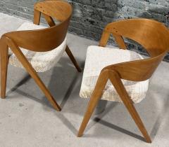 Pair Alan Gould Compass Dining Side Chairs 1950 - 3472132