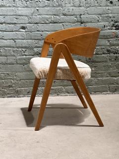 Pair Alan Gould Compass Dining Side Chairs 1950 - 3472134