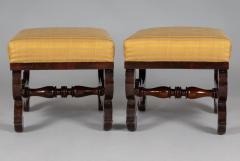 Pair American Classical Footstools - 3941298