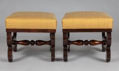 Pair American Classical Footstools - 3941300