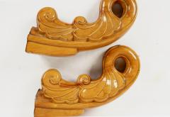 Pair Antique Chinese or Thai Roof Tiles - 4331060