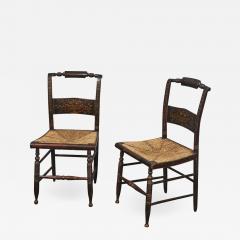 Pair Antique Hitchcock Side Chairs - 2094609