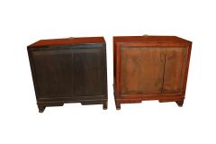 Pair Antique Korean Elm brass Chests - 2992762