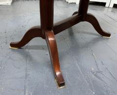 Pair Antique Mahogany and Marble Top Side Tables - 2095627