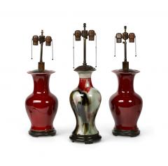 Pair Antique Sang de Boeuf Chinese Export Table Lamps - 4641210
