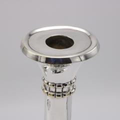 Pair Art Deco Period Dirk Van Erp Candlesticks USA circa 1920 - 4428929