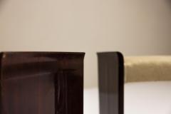 Pair Art Deco Stools in Mahogany 1930s - 4321764