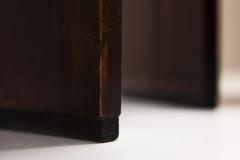 Pair Art Deco Stools in Mahogany 1930s - 4321765