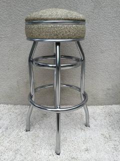 Pair Art Deco Swivel Bar Stools - 110709