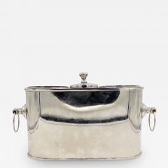Pair Art Moderne Nickel Plate Wine Coolers - 3223753