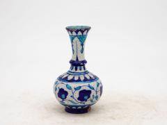 Pair Blue and Turquoise Iznik Vases Late 19th Century - 3241822