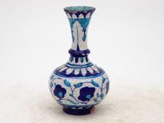 Pair Blue and Turquoise Iznik Vases Late 19th Century - 3241824