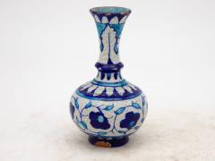 Pair Blue and Turquoise Iznik Vases Late 19th Century - 3241826