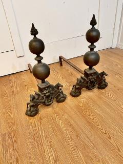 Pair Bronze Andirons - 2460075