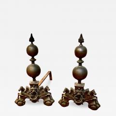 Pair Bronze Andirons - 2463931