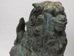 Pair Bronze Foo Dogs early 20th century - 3247033