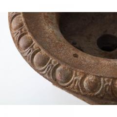 Pair Cast Iron Pie Crust Urns - 2461113