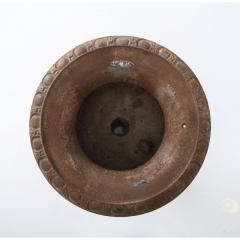 Pair Cast Iron Pie Crust Urns - 2461123