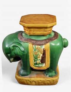 Pair Chinee Eleephant Form Garden Seats - 4105142