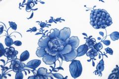 Pair Chinese Export Blue and White Qianlong Leaf Shaped Dishes - 4645725