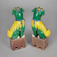 Pair Chinese Porcelain Foo Dogs - 3574630
