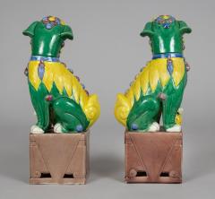 Pair Chinese Porcelain Foo Dogs - 3574631