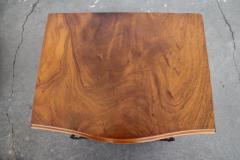 Pair Chippendale Style Walnut Burr Nightstands Lamp Tables - 3214719
