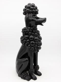 Pair Composite Poodles Late 20th Century - 3194147