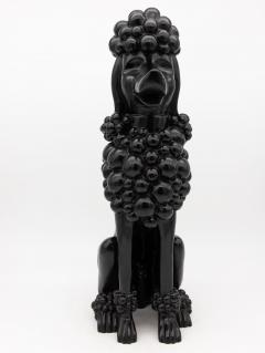 Pair Composite Poodles Late 20th Century - 3194150