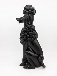 Pair Composite Poodles Late 20th Century - 3194155