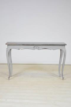 Pair Console Tables Louis XV Style Foux Painted France c a 1900 s - 3727491