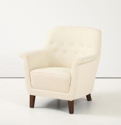 Pair Danish Cabinetmaker PMJ Chairs Denmark 1940 s - 4620633