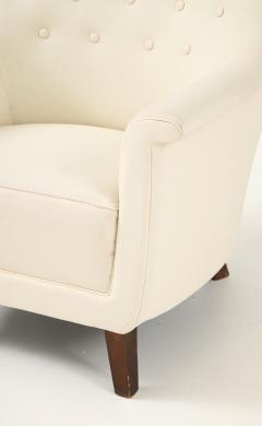 Pair Danish Cabinetmaker PMJ Chairs Denmark 1940 s - 4620635