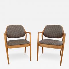 Pair Don Pettit for Knoll 1105 Armchairs - 3115699