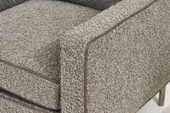 Pair Dunbar Chairs Gray Boucle 1960 - 2347908