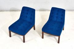 Pair Dunbar Lounge Slipper Chairs by Edward Wormley 1960 - 2751062
