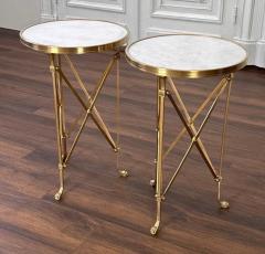 Pair Empire Bronze Marble Gueridons - 4420919