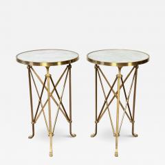 Pair Empire Bronze Marble Gueridons - 4421023