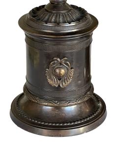 Pair Empire Style Bronze Candle Holders - 4041922